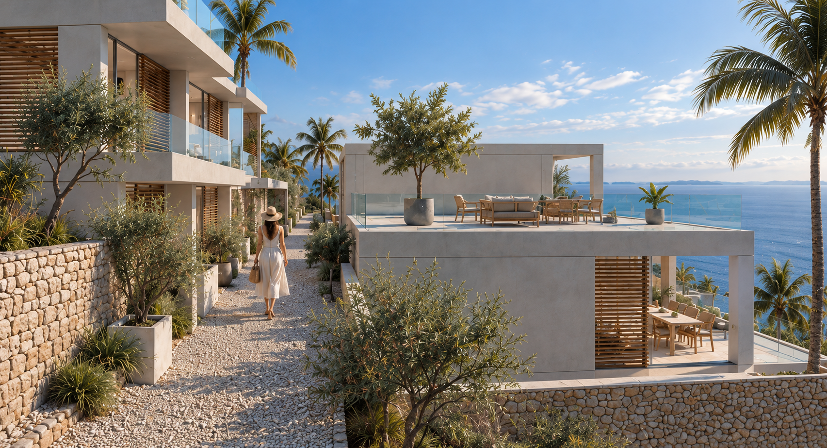 Luxury Residences Flores - percorsi e terrazze